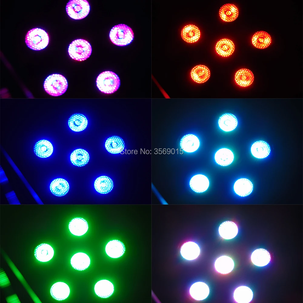 Светодиодный сценический свет Par диско лазерные огни 6 LED par лампы Свадебная