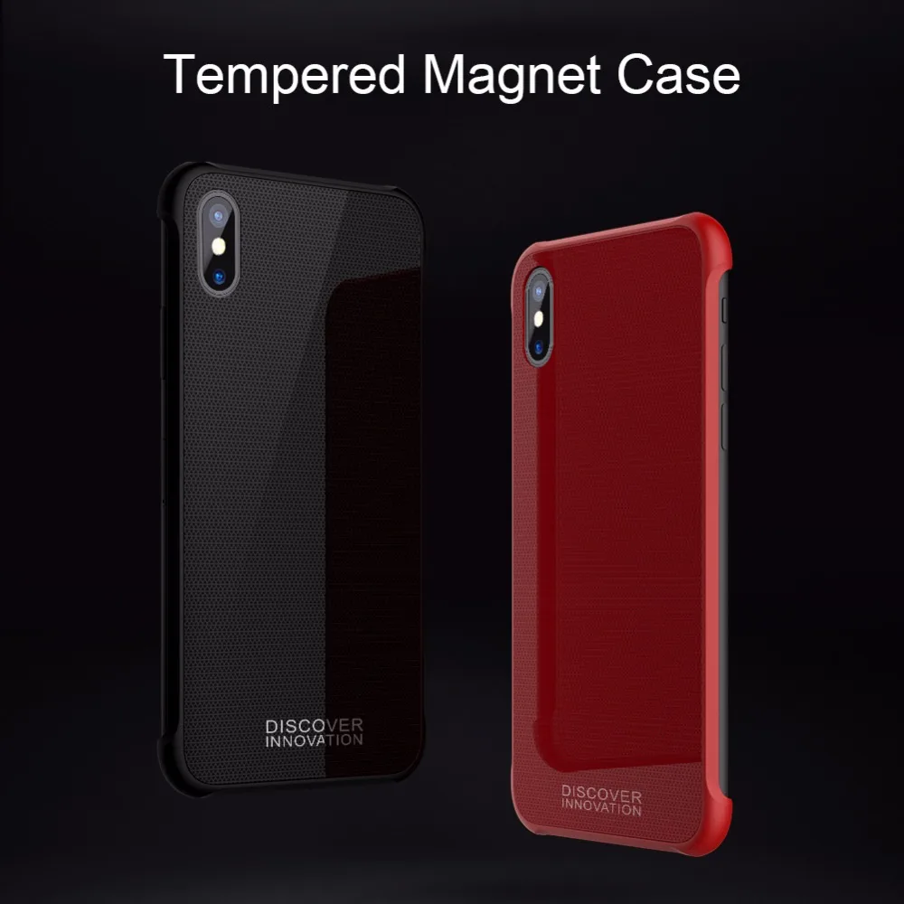 Nillkin для iphone X Qi Беспроводное зарядное устройство для автомобиля+ Магнитный беспроводной Чехол для iphone X 5," распродажа