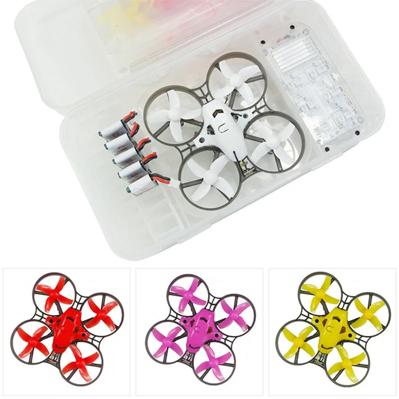KINGKONG LDARC крошечный 75 мм R7 RTF RC микро FPV гоночный Квадрокоптер комплект с