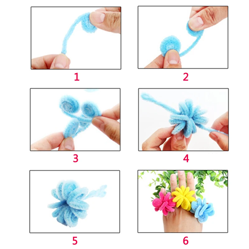 100 шт./лот Jouet Enfant Lote Twist Rods для детей ручной работы DIY художественные украшения