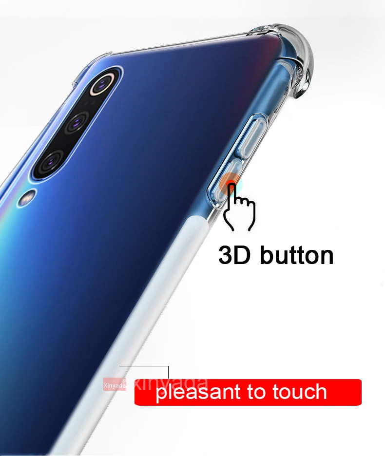 Clear Soft Silicone TPU Bumper Case For Samsung Galaxy M10 M20 M30 A10 A30 A50 A40 A70 A20 A60 Air Cushion Cover Shell | Мобильные