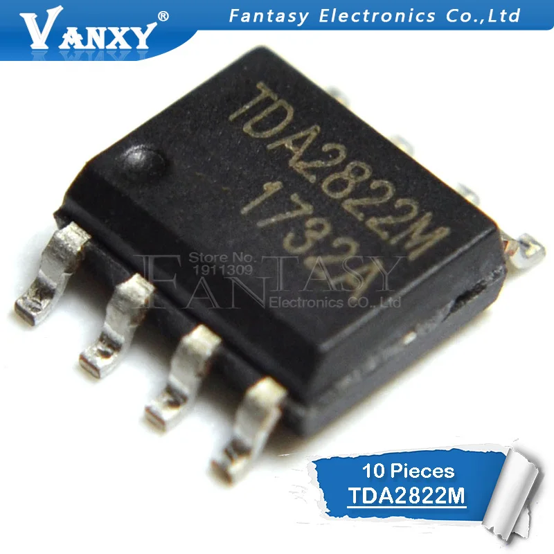 10 шт. новый и оригинальный IC TDA2822M SOP8 TDA2822 SOP SMD 2282M | Электронные компоненты