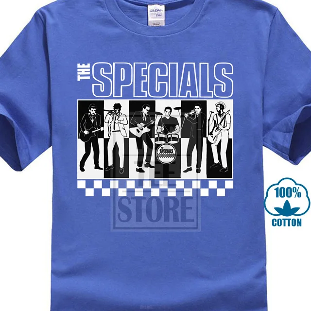 Новая Черная футболка с надписью «The Specials Band» и надписью «Bad Manners», Новая Серая забавная футболка
