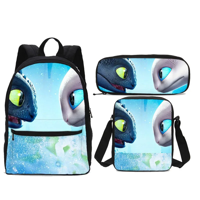 Женский школьный рюкзак с рисунком &quotКак приручить дракона&quot 3