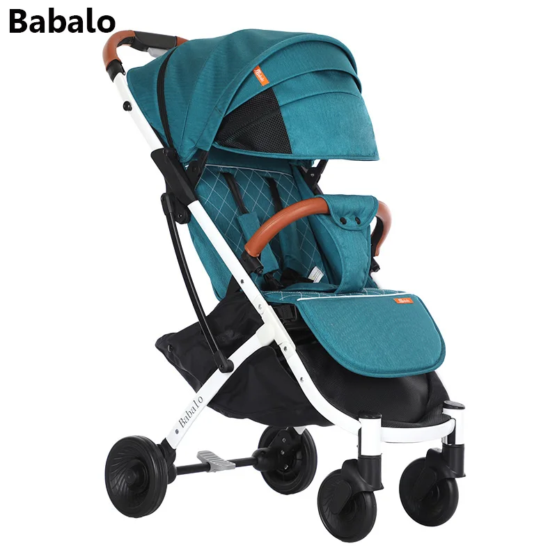 colour4 Babalo детская прогулочная коляска складной может сидеть может лежать России - Цвет: colour4
