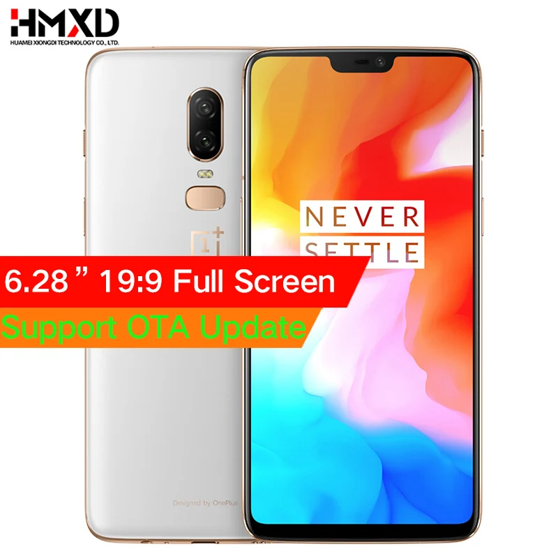 Оригинальный Oneplus 6 ГБ/8 ГБ Оперативная память 64 Гб/128 ГБ/256 Встроенная 28 &quot1080 P Snadragon