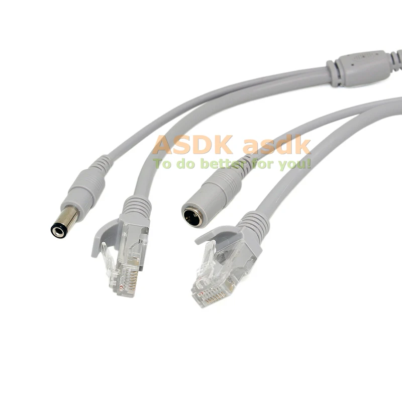 30 м DC + RJ45 Ethernet кабель питания CCTV сети Lan для NVR Системы IP камеры | Безопасность и