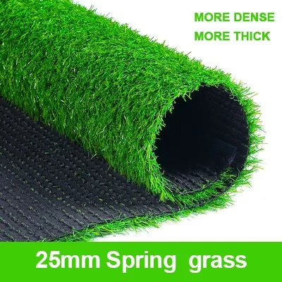 25mm Spring 2*0,5 м искусственный газон пейзаж как настоящие искусственные мох парк зеленый сад украшения охраны окружающей среды здоровья Sod - Цвет: 25mm Spring