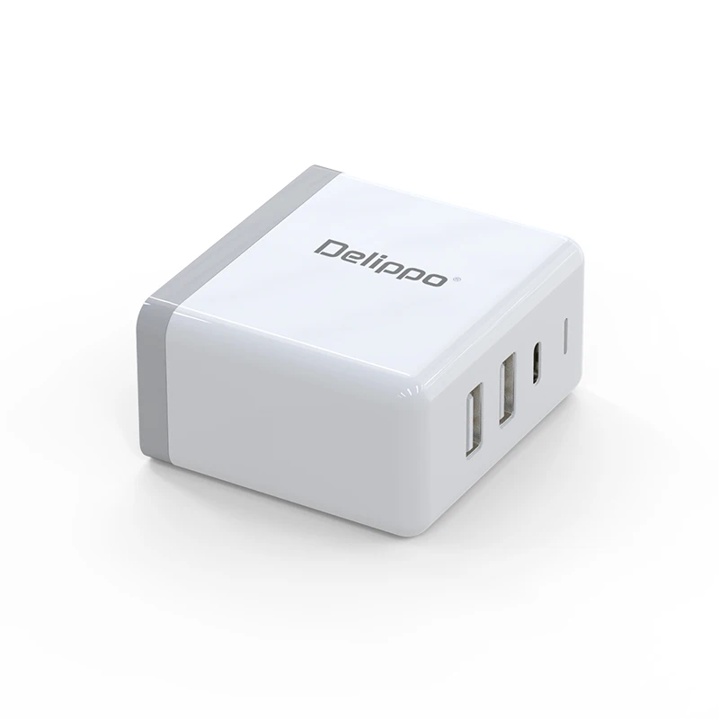 Delippo [UL Listed] 65 Вт USB C зарядное устройство PD & QC 3 0 в 1 дорожное настенное адаптер