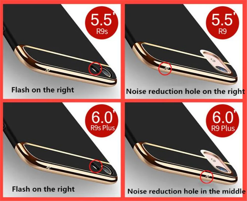 Чехол TRISEOLY для OPPO R9 R9S Plus роскошный Ультратонкий Жесткий чехол с покрытием голая