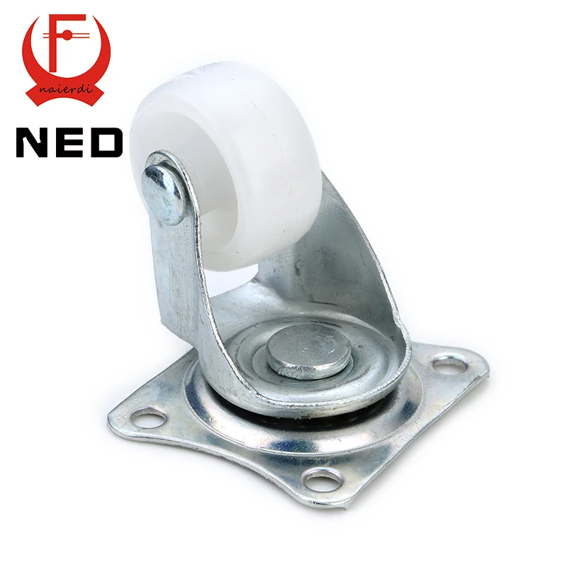 Ned 12 кг универсальный поворотный Колёсики 1.5 &quotКолёса белого pp нейлон двойной