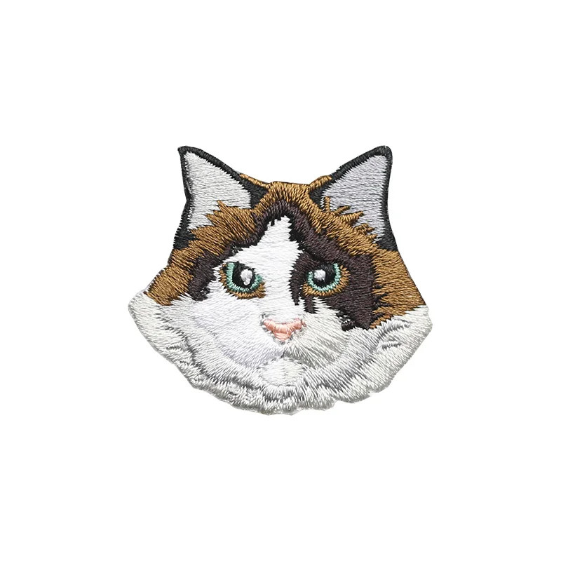 Новинка 2018 карманные нашивки ручной работы в виде кошки и панды модные тканевые с