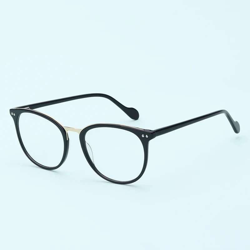 Ацетатные женские очки по рецепту светильник кие модные переходящие линзы