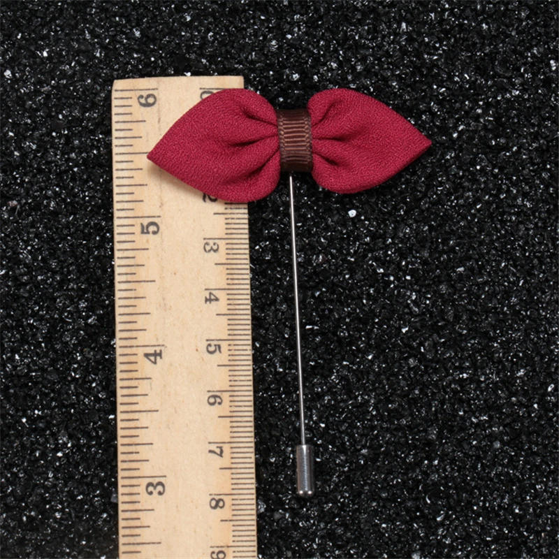 Булавка BoYuTe с бантом Мужская модная брошь на лацкан для костюмов свадебная