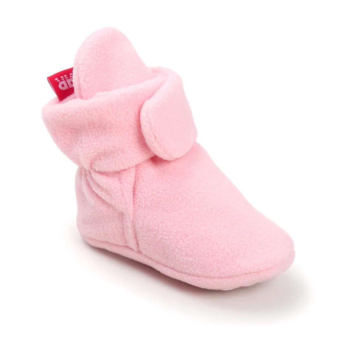 light pink Детская обувь унисекс для мальчиков и девочек; зимние теплые ботинки для новорожденных; классическая обувь для малышей; обувь для первых шагов; TS121 - Цвет: light pink