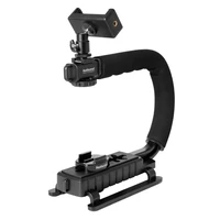 stabilizer u grip c shape hand grip holder camera steadycam mount handheld bracket rig for gopro hero 7 6 5 4 3 sony action cam