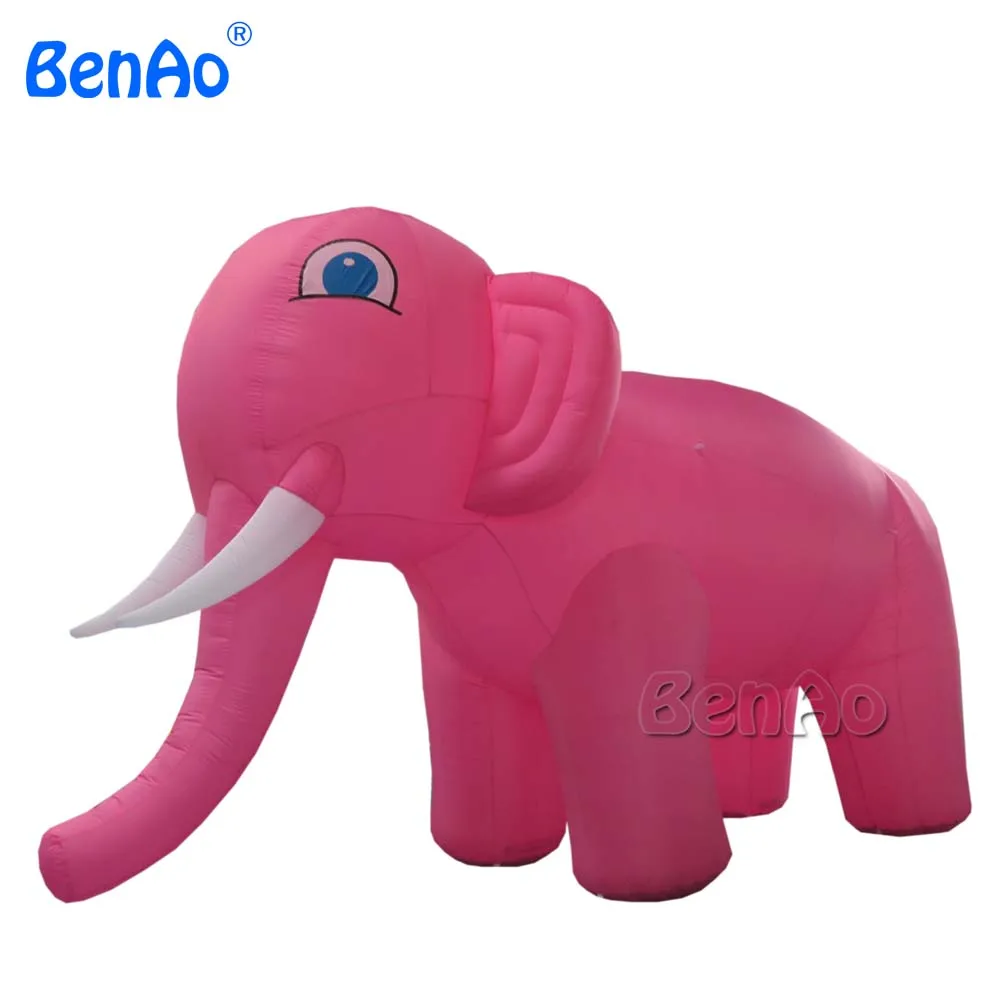 

Z009 Free shipping custom made promotion products pink elephant inflatable animal with your logo for advertising