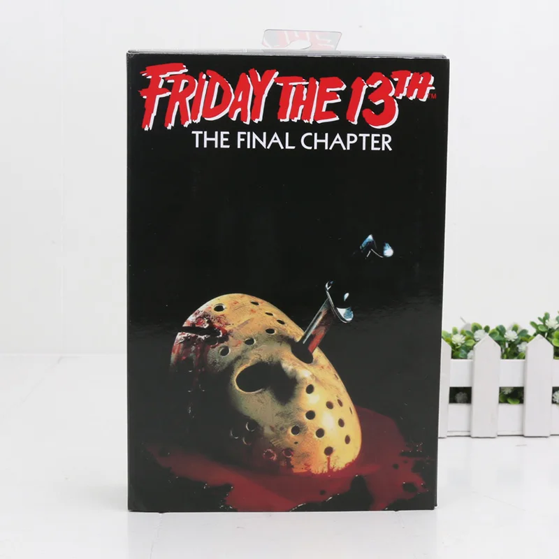 4 in box NECA 3D Friday figure 13th Freddy vs Jason Voorhees фигурка ПВХ фильм ужасов коллекционные вещи модель игрушки - Цвет: 4 in box