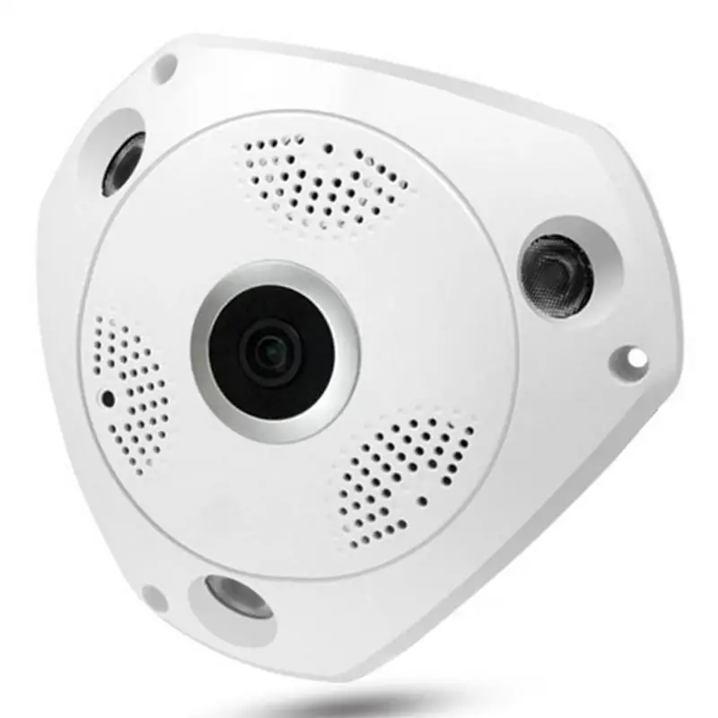 B ALLOYSEED 720p беспроводная WiFi 360 градусов камера Рыбий глаз объектив Домашняя безопасность CCTV камера наблюдения с европейской вилкой английская 360 градусов видео камера - Цветной: B