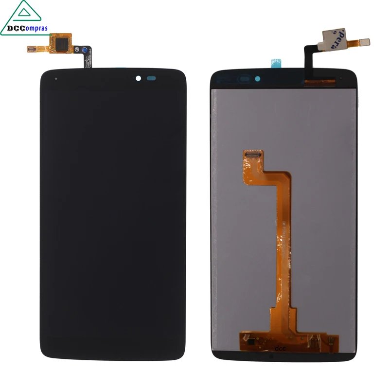 

LCD Display Touch Screen Digitizer Assembly For ALCATEL OT6045 6045 6045Y 6045F idol 3 Black High Quality Mobile Phone LCDs