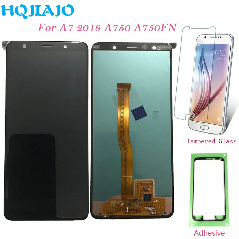 ЖК дисплей 6 0 ''для Samsung A750 сенсорный экран с дигитайзером для Galaxy A7 2018 A750F SM A750FN