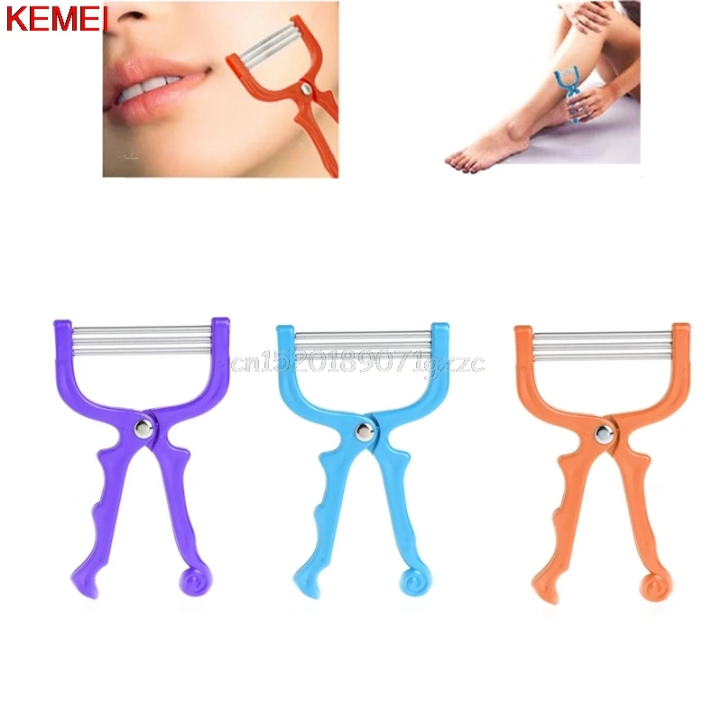 Прочный новый ручной эпилятор для лица с нарезкой красоты 1 шт. # H027 #|tool tool|tool