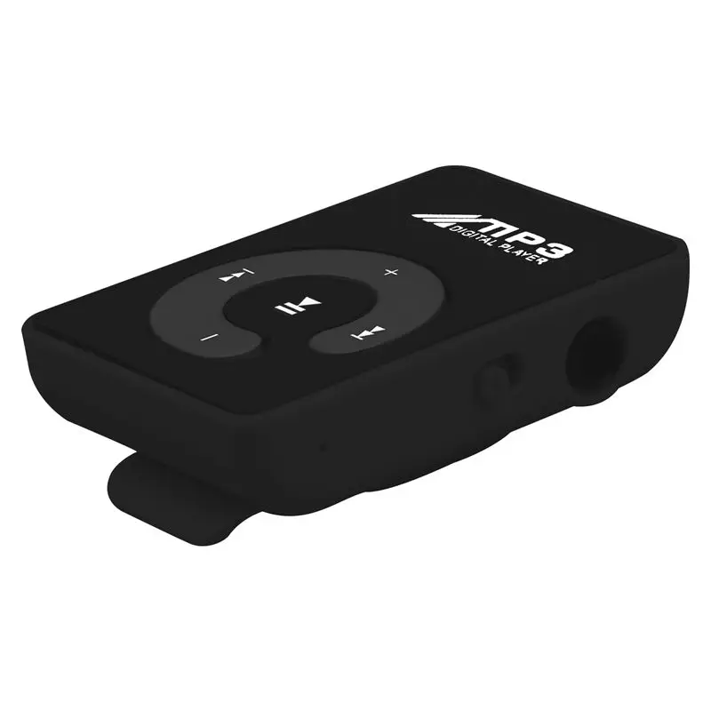 Мини зеркальный зажим USB цифровой Mp3 музыкальный плеер Поддержка 8 Гб SD TF карта