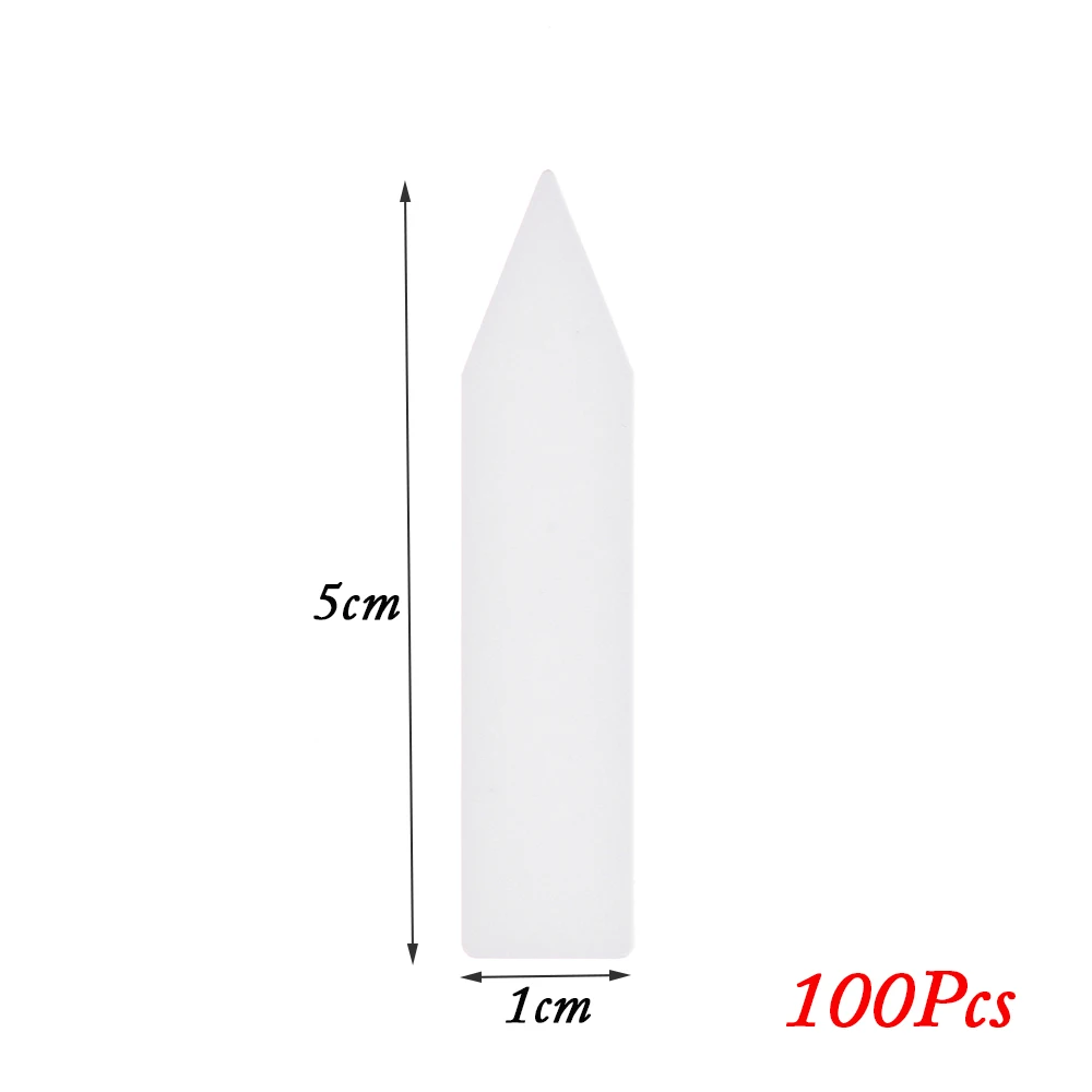 5x1cm 100 шт мини пластиковые растения семена этикетки сигнальные флажки для горшков Новое прибытие цена по прейскуранту завода дешевых питомник сад теги инструмент, прямые поставки - Цвет: 5x1cm