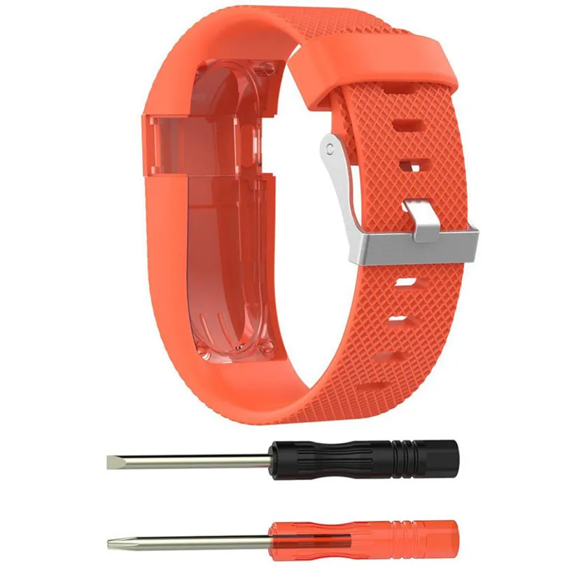 CARPRIE Replacement Wrist Band Silicon Strap Clasp+Protector Film For Fitbit Charge HR 180224 drop shipping free | Электроника