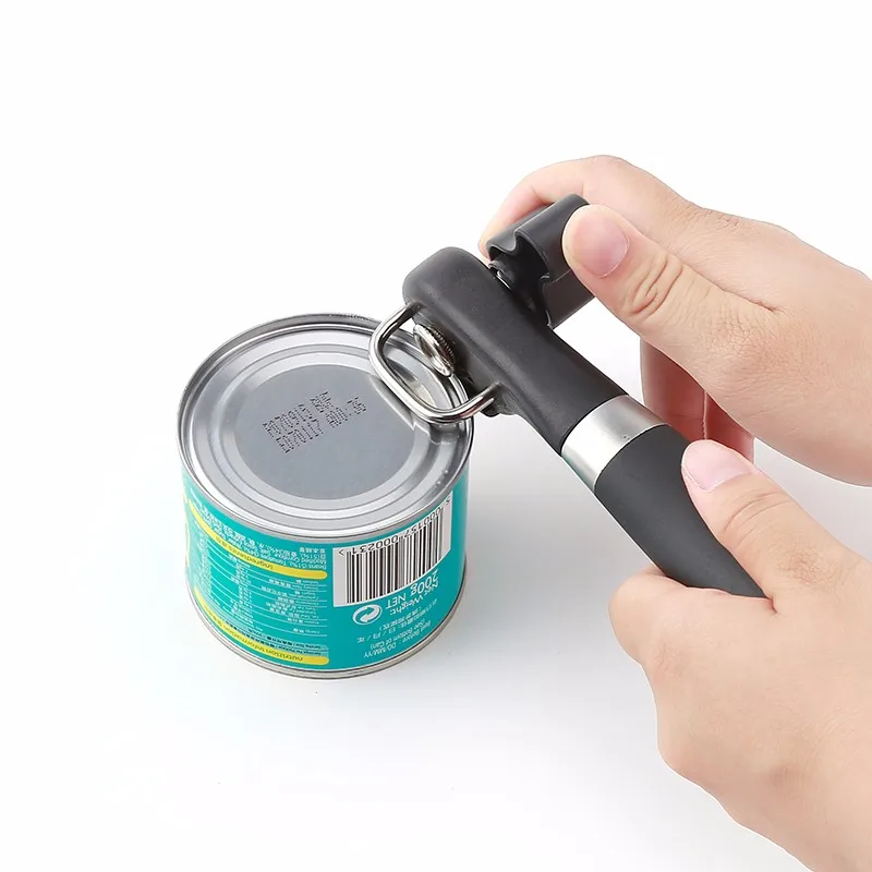 Профессиональный ручной консервный нож Гладкий край боковой резки безопасности