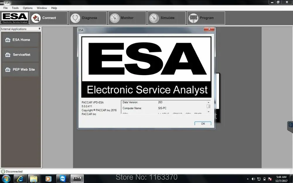 Для paccar ESA Electronic Service Analyst v 5.0.0.452 + keygen SW flash файлов 2018|ПО| |