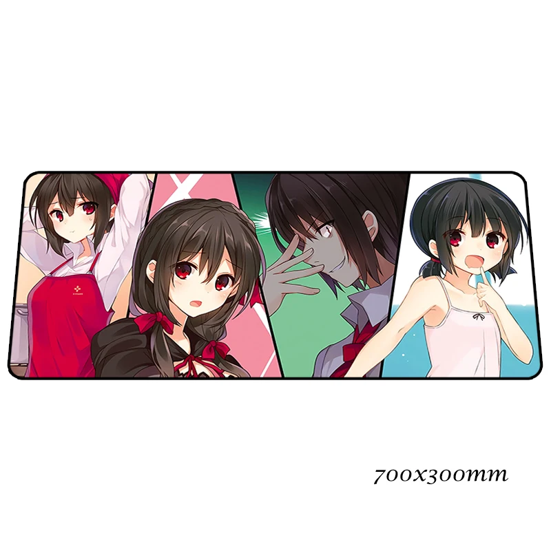 design 10 Konosuba коврик для мыши с рисунком HD компьютерный геймер Коврик для мыши красивый 70x30 см Коврик для мыши крутой Коврик Для Мыши Эргономичный гаджет настольные коврики - Цвет: design 10