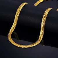 male hiphop thick gold chain link necklace brand snake gold chains gold color hiphop chain men jewelry wholesale