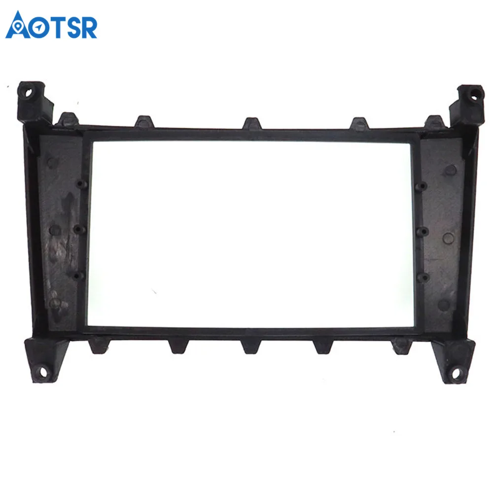 2 din Fascia стерео монтажный адаптер fascia Для BENZ C CLASS (W203) 2004-2007 для CLK-klase (W209)2005-2009 рамка |