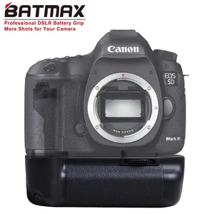 Батарейный блок Batmax Vertical BG-E6 для камеры Canon 5D Mark II 5D2, работает с аккумулятором BG-E6 или 6 батарейками типа АА LP-E6