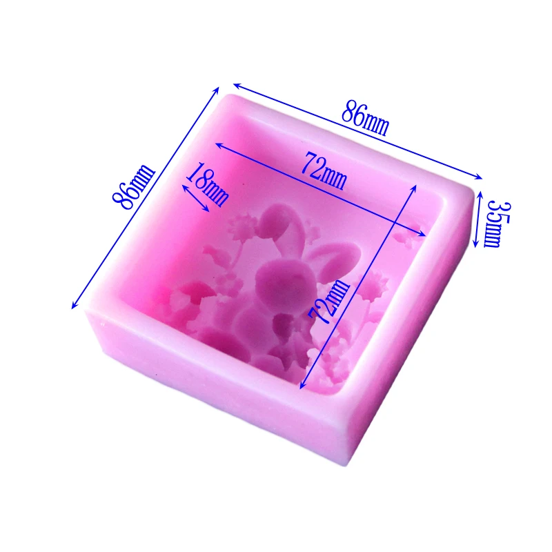 Маленький зайчик торт решений Формы для выпечки мороженое морозильник и Мыло