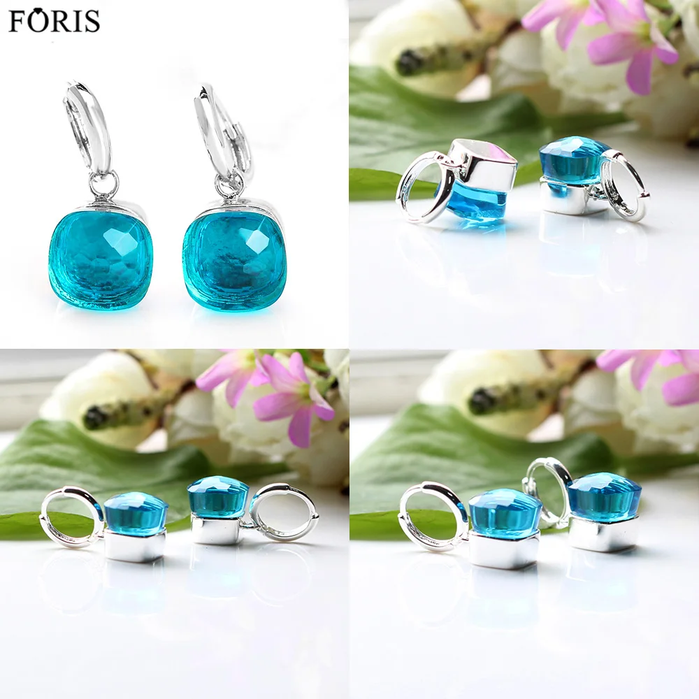 FORIS 18 цветов Роскошные ювелирные изделия Модные большие кристаллы серебряные