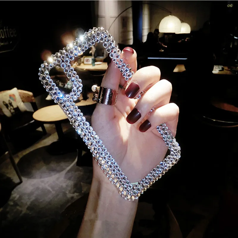 Ayeena Роскошный чехол для телефона ручной работы с бриллиантами Iphone 8 7 7P Bling 3D