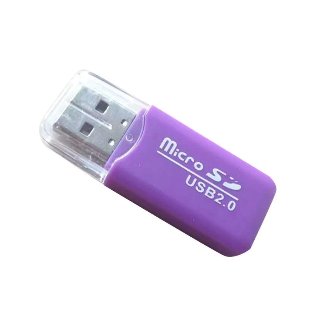2 шт. кард-ридер для ноутбука USB 0 Micro SD SDHC TF флэш-памяти мини-адаптер Прямая