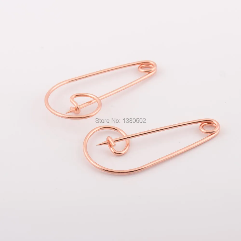 20 шт./лот булавки для безопасности цвета розового золота брошь в форме улиток