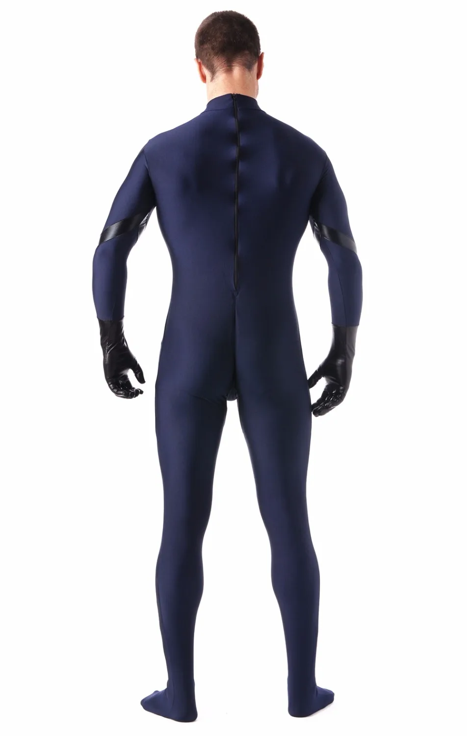 Синий фантастический костюм из четырех предметов супергероя Детские