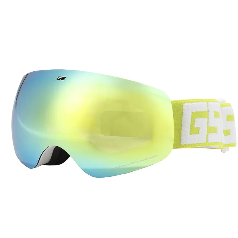 Genuine children ski goggles double anti fog UV large spherical Cocker glasses | Спорт и развлечения