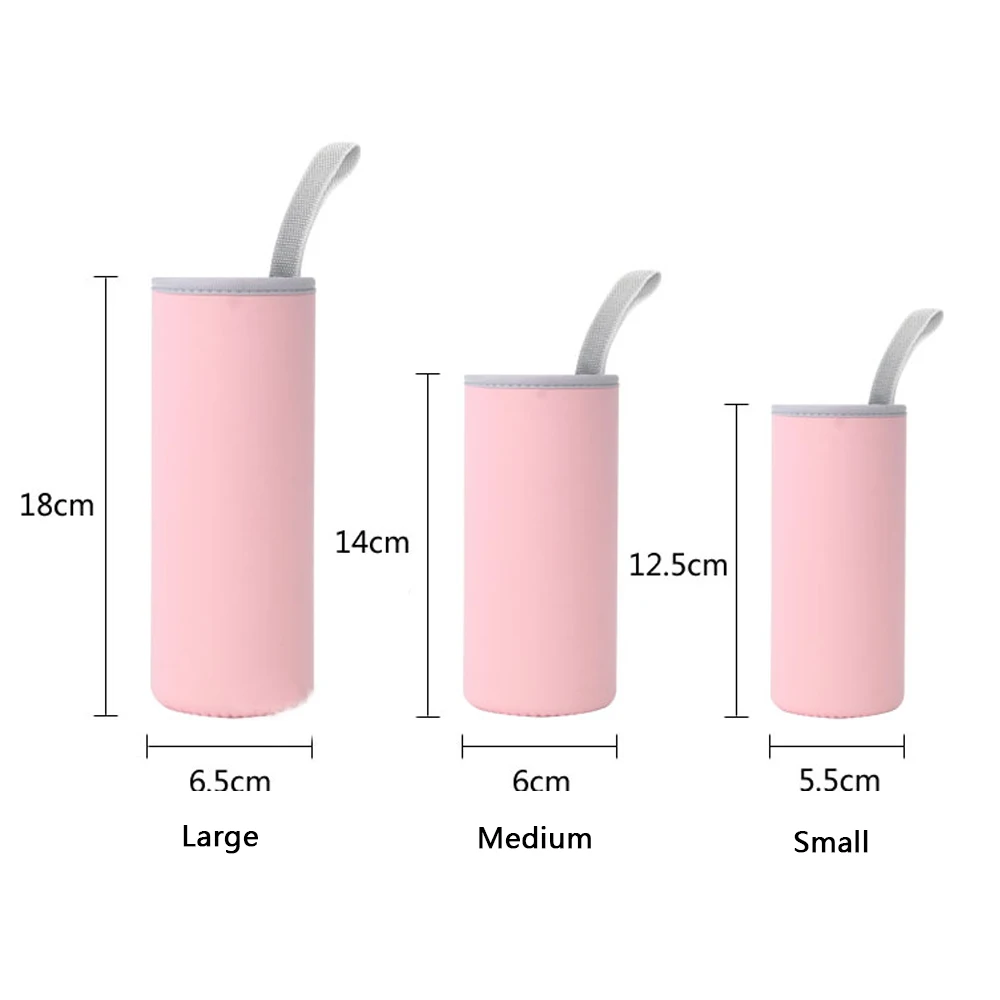 3 размера неопреновый стеклянный защитный рукав для стаканчиков с вакуумной