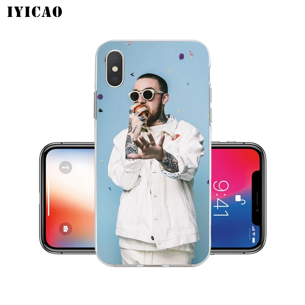 IYICAO Рэппер Mac Miller Мягкий силиконовый чехол для телефона iPhone X XR XS MAX 6 6s 7 8 Plus 5 5S SE TPU