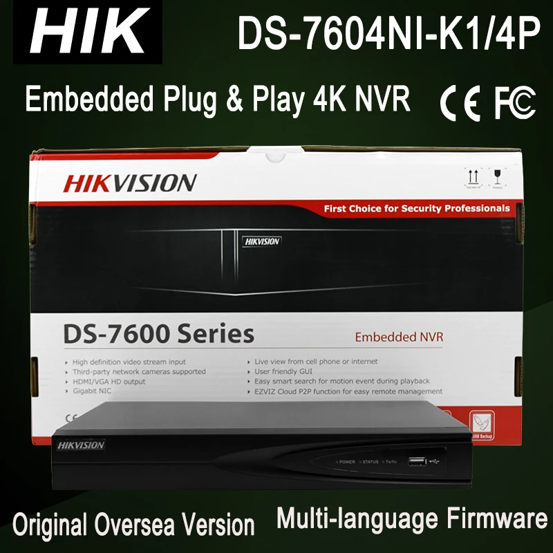 Оригинальный видеорегистратор 4K 4P 4 канала 4POE 8 МП | Безопасность и защита