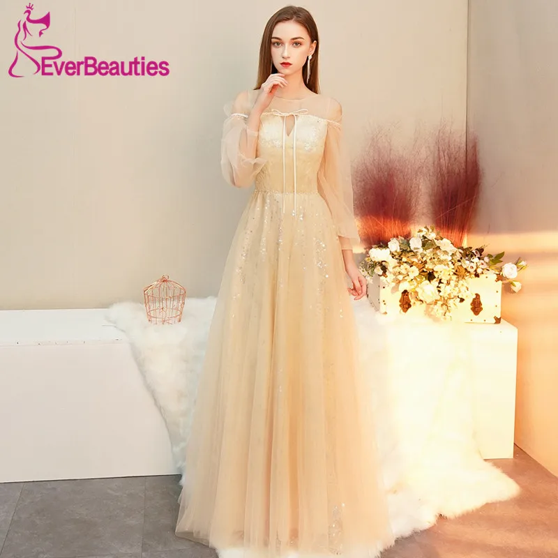 Robe De Soiree Abendkleider 2020 вечернее платье длинное с открытыми плечами и длинными