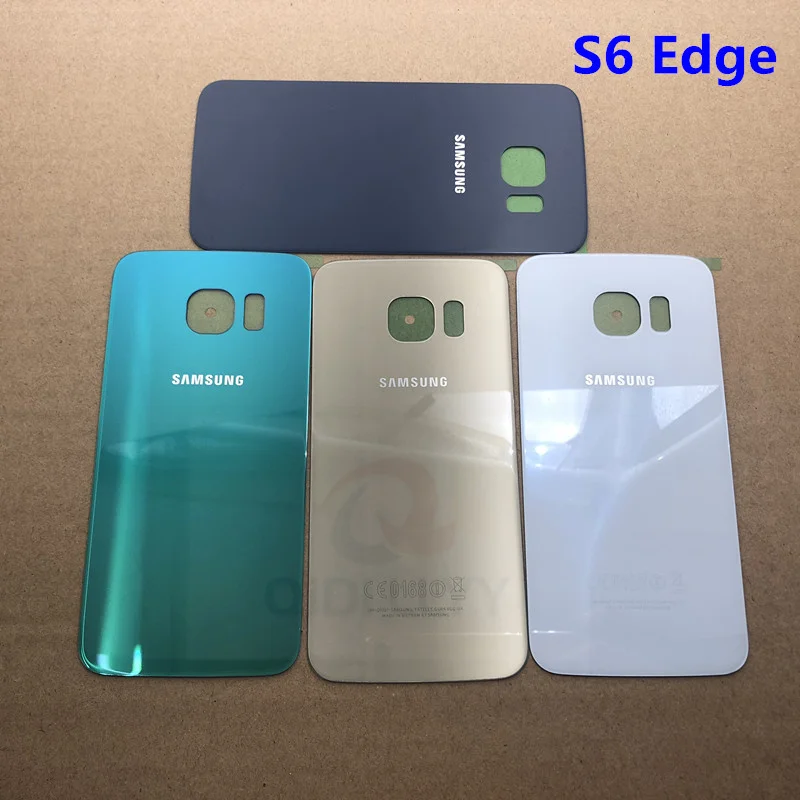 Для samsung Galaxy S6 S6 Edge S6+ S6 Edge Plus задняя крышка 3D стеклянный чехол для батареи Замена для samsung Galaxy G920F G925F G928F