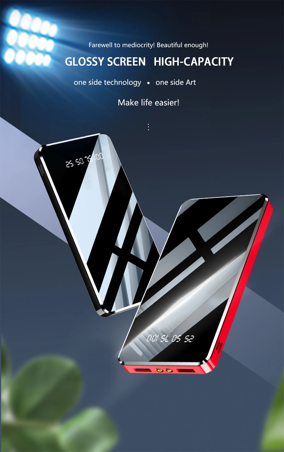 NOHON, 10000 мА/ч, портативное зарядное устройство, внешняя батарея для iPhone X, samsung, huawei, USB C, внешний аккумулятор, 10000 мА/ч, мини-повербанк