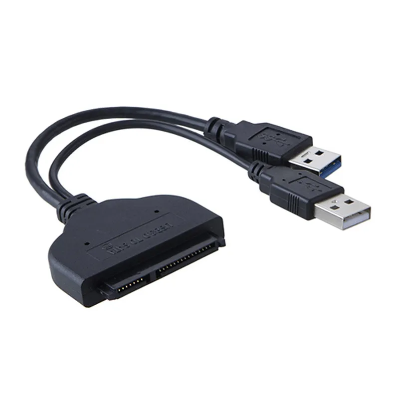 Соединительные кабели для жесткого диска ноутбука USB 3 0 к SATA 7 15 22Pin Кабель адаптер