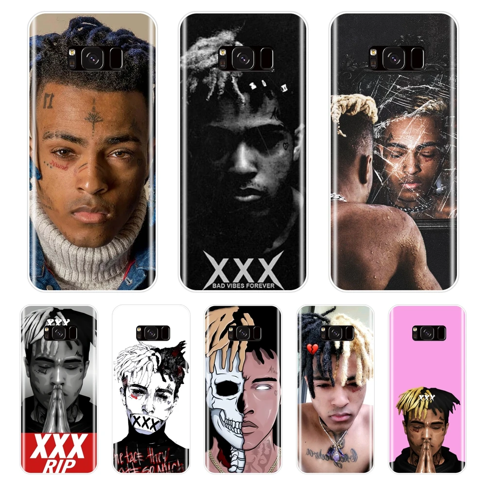 Мягкая задняя крышка для Samsung Galaxy S8 S9 Plus S5 S6 S7 Edge Xxxtentacion Рэппер чехол силиконовый